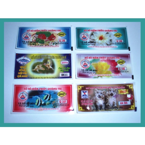 Bao Bì Vé Số Bóc